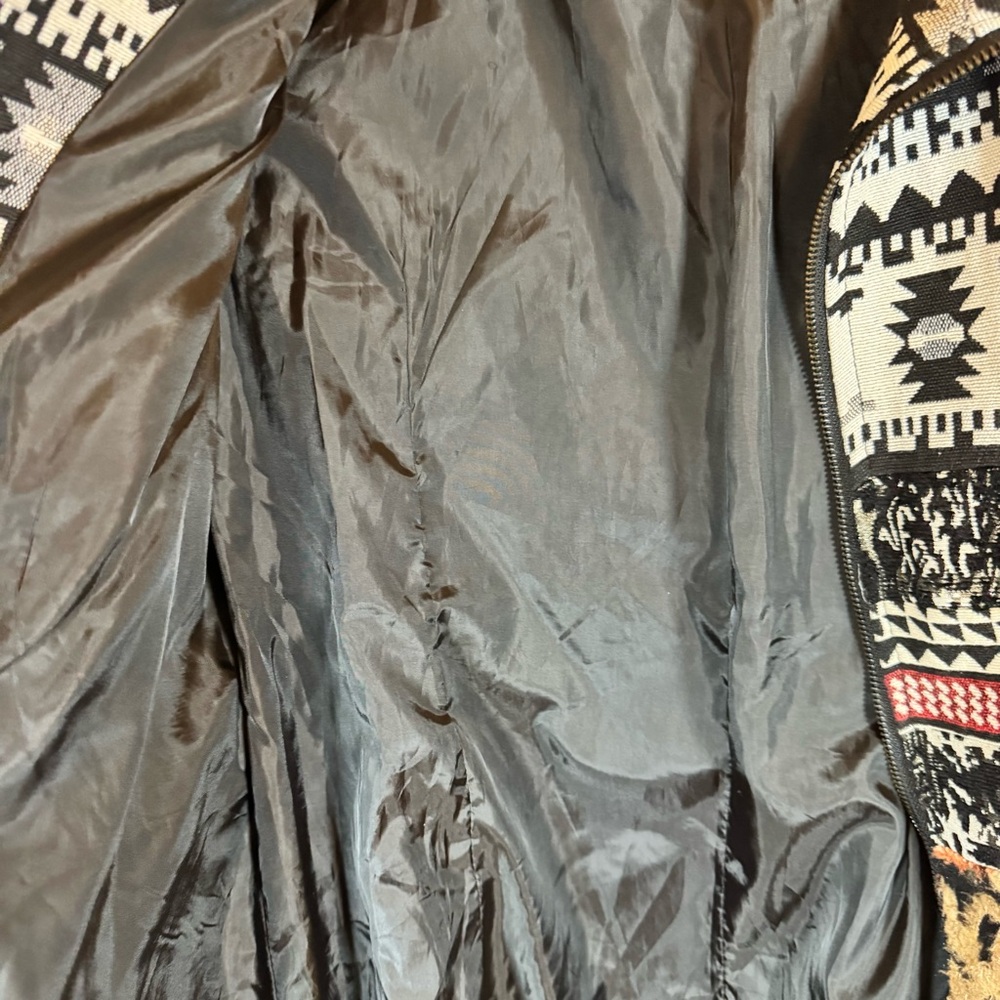 Desigual Multicolor Patchwork Tapestry Coat - image 4